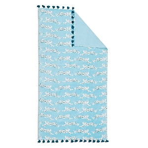 Matouk Schumacher Leaping Leopard Beach Towel Matouk Schumacher Leaping Leopard Beach Towel
