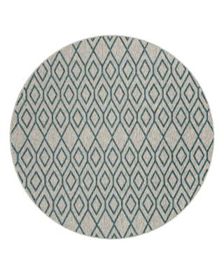 Jill Zarin Jill Zarin Outdoor Turks and Caicos Round Area Rug, 4' x 4'