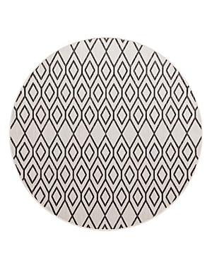 Jill Zarin Outdoor Turks And Caicos Round Area Rug, 4' X 4' In Ivory