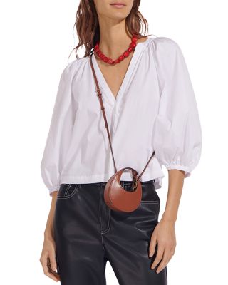 the DILL top - royal green w/ red butis