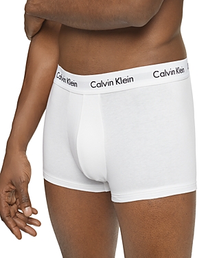 Calvin Klein Cotton Stretch Moisture Wicking Low Rise Trunks, Pack of 3 Calvin Klein Cotton Stretch Moisture Wicking Low Rise Trunks, Pack of 3