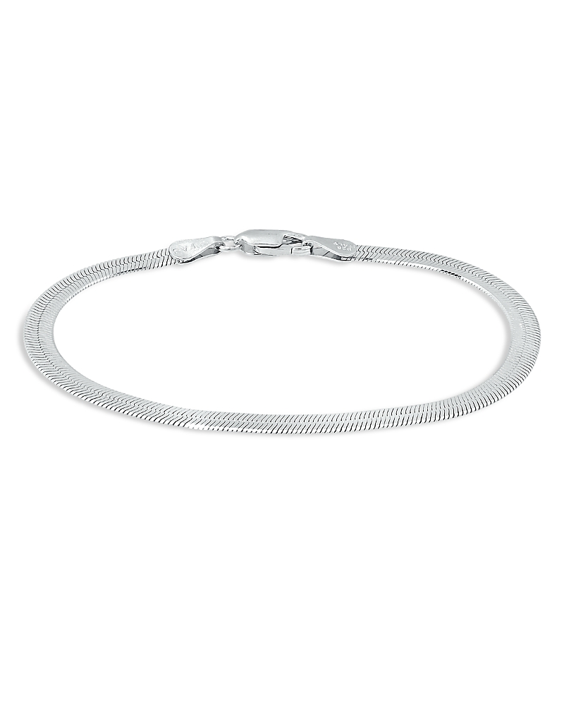 Aqua Pave Initial Pendant Necklace In Sterling Silver, 15-17 - 100% Exclusive In Silver