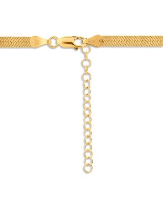 Herringbone Chain Necklace, 16" - Exclusive