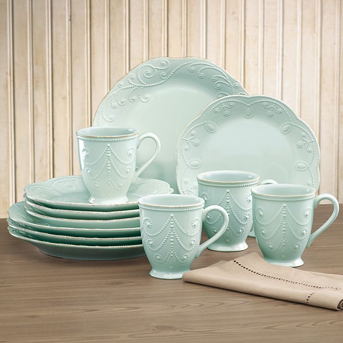Shop Lenox French Perle 12 Piece Dinnerware Set In White