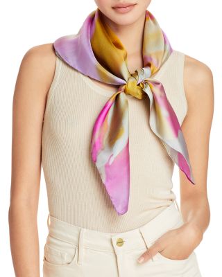 purple silk bandana