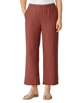 Eileen Fisher Linen Ankle Pants 