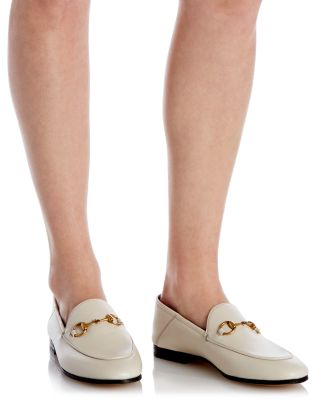 gucci white loafers women