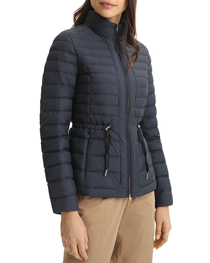 Woolrich Hibiscus Water Repellent Puffer Jacket In Melton Blue