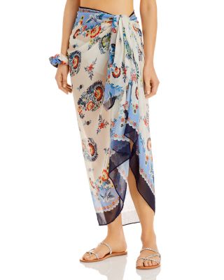 Echo - Floral Bandana Pareo & Scrunchie Set - Exclusive