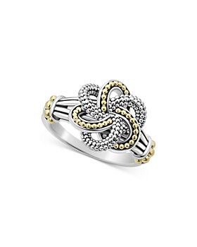 LAGOS - Sterling Silver & 18K Yellow Gold Love Knot Ring