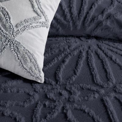 Chenille Medallion Comforter Set, Full/Queen
