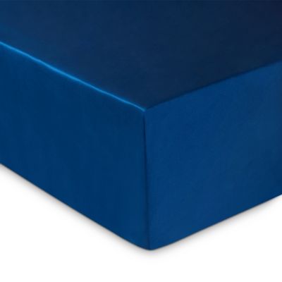 Gingerlily Silk Fitted Sheet, King In Blue
