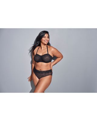 Halo Strapless Lace Bra