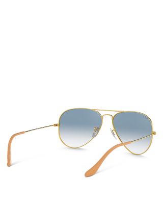  Original Brow-Bar Aviator Sunglasses, 58mm