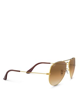  Original Brow-Bar Aviator Sunglasses, 58mm