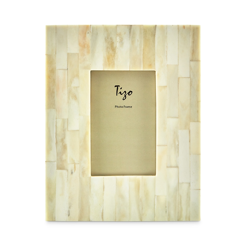 Tizo Resin Bone Picture Frame, 4 X 6 In White