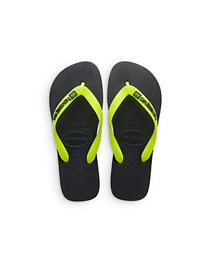 Havaianas Kids Brazil Logo Flip Flop Sandals Women's Shoes In New Graphic