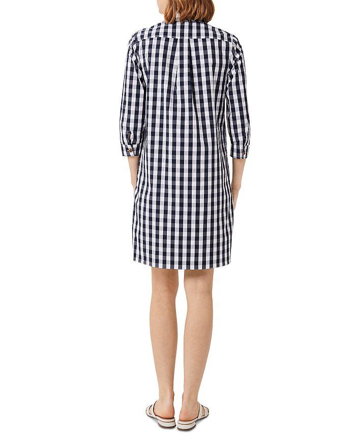 HOBBS LONDON MARCIELLA GINGHAM TUNIC DRESS