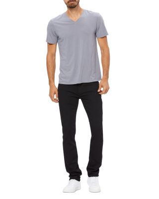 Skinny Fit Croft Jeans in Black Shadow