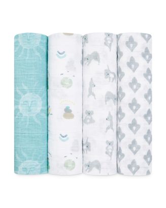 Aden and Anais 4-Pk. Classic Swaddles | Bloomingdale's