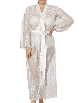Rya Collection Plus Darling Lace Robe | Bloomingdale's
