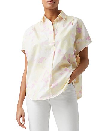 FRENCH CONNECTION - Duna Rhodes Poplin Top