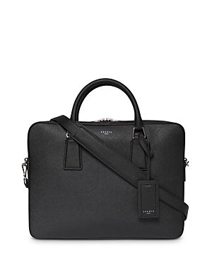 Sandro Downtown Large Leather Briefcase