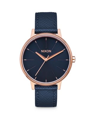 Nixon - The Kensington Leather Watch, 36 1/2mm