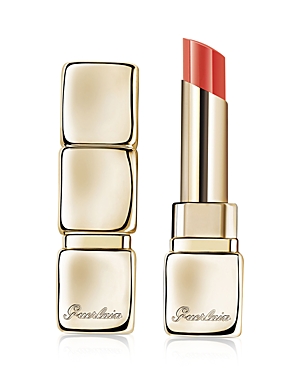 Guerlain Kisskiss Shine Bloom Lipstick Balm 319 Peach Kiss 11 oz/ 3.2 G In 319 Peach Kiss