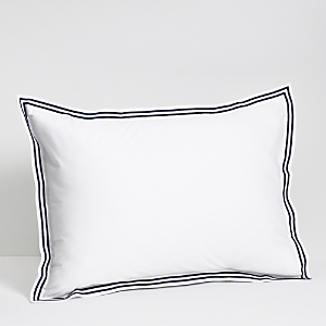 Hudson Park Collection Hudson Park Italian Percale Standard Sham - 100% Exclusive In Marine Navy