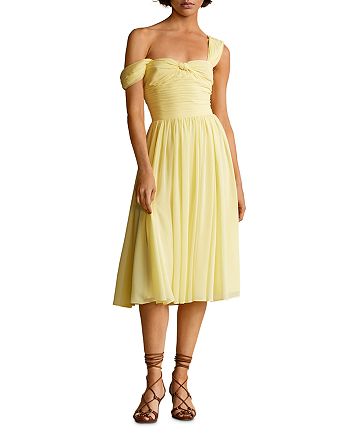 Ralph Lauren Sleeveless Crepe Dress | Bloomingdale's