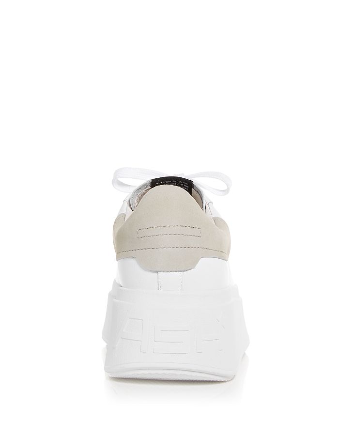 ash moby bicolor platform sneakers