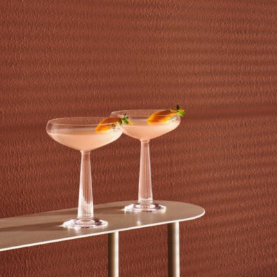 Nude Glass - Big Top Coupe Glasses, Set of 2