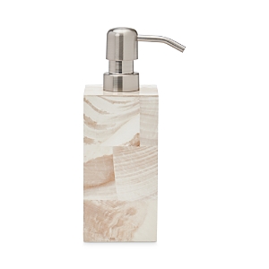 Pigeon & Poodle Palermo Ii Soap Pump In Faux Clamstone