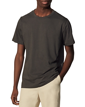 Sandro James Washed Tee In Slate Gray