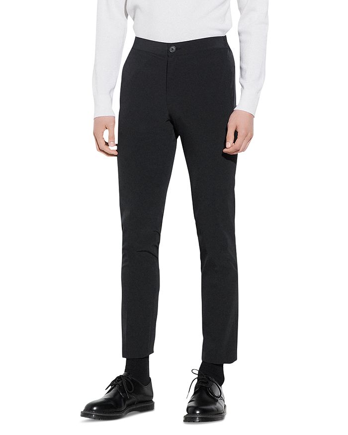 Sandro Tapered Fit Tech Pants | Bloomingdale's