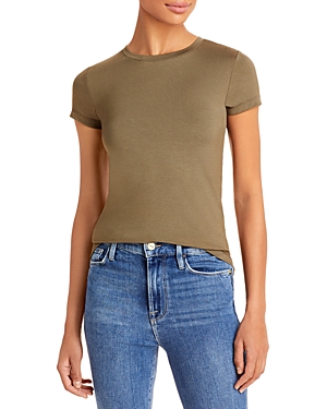 L Agence L'agence Ressi Cap-sleeve Tee In Juniper