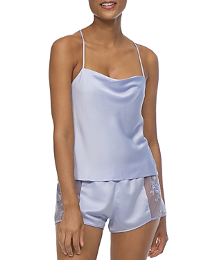 Rya Collection Darling Cowl Neck Cami Top In Wisteria