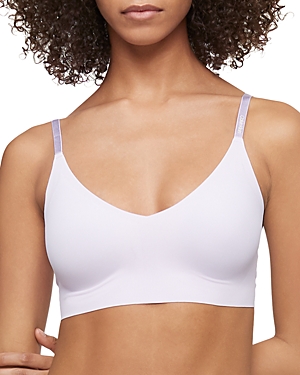 Calvin Klein Invisibles Comfort Lightly Lined Triangle Bra In Ambiant Lavendar