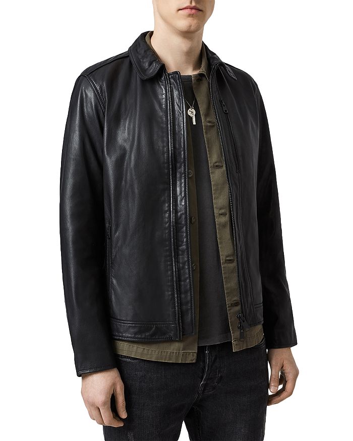 ALLSAINTS Timo Leather Jacket | Bloomingdale's