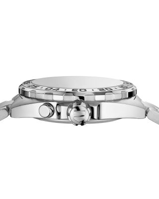 Formula 1 Quartz Men's Black Steel Alarm Watch, 41mm