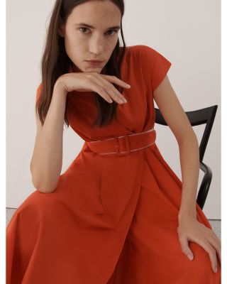 open lace back dress Marella Galizia Fit-and-Flare Dress  bowns cambridge
