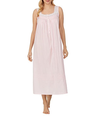 EILEEN WEST COTTON EMBELLISHED NIGHTGOWN,E5220150