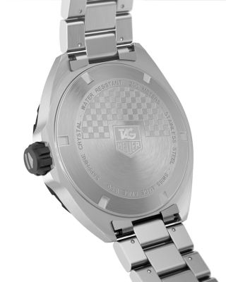 Formula 1 Quartz Men's Black Steel Watch, 41mm