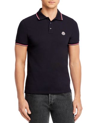 Moncler Logo Slim Fit Polo Shirt | Bloomingdale's