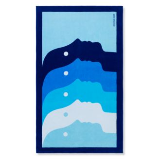 NWT deals Jonathan Adler Oversized Cotton Atlas Head Beach Towel MSRP $120