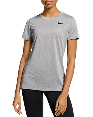 Nike Dri Fit Legend Tee In Dark Gray Heather