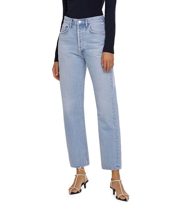 AGOLDE 90's Mid Rise Straight Leg Jeans | Bloomingdale's