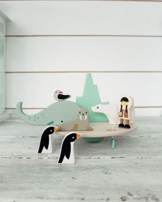 Balancing Arctic Circle Wooden Toy - Ages 3+