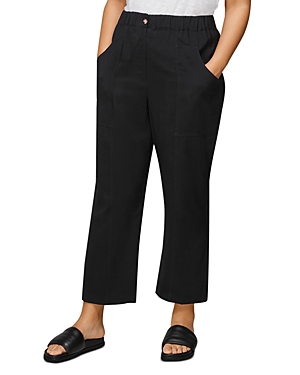 Shop Whistles Easy Casual Trousers In Black